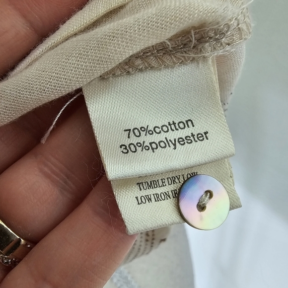 Dylan Thread Embroidered Button Tie Tank Top - Picture 9 of 9